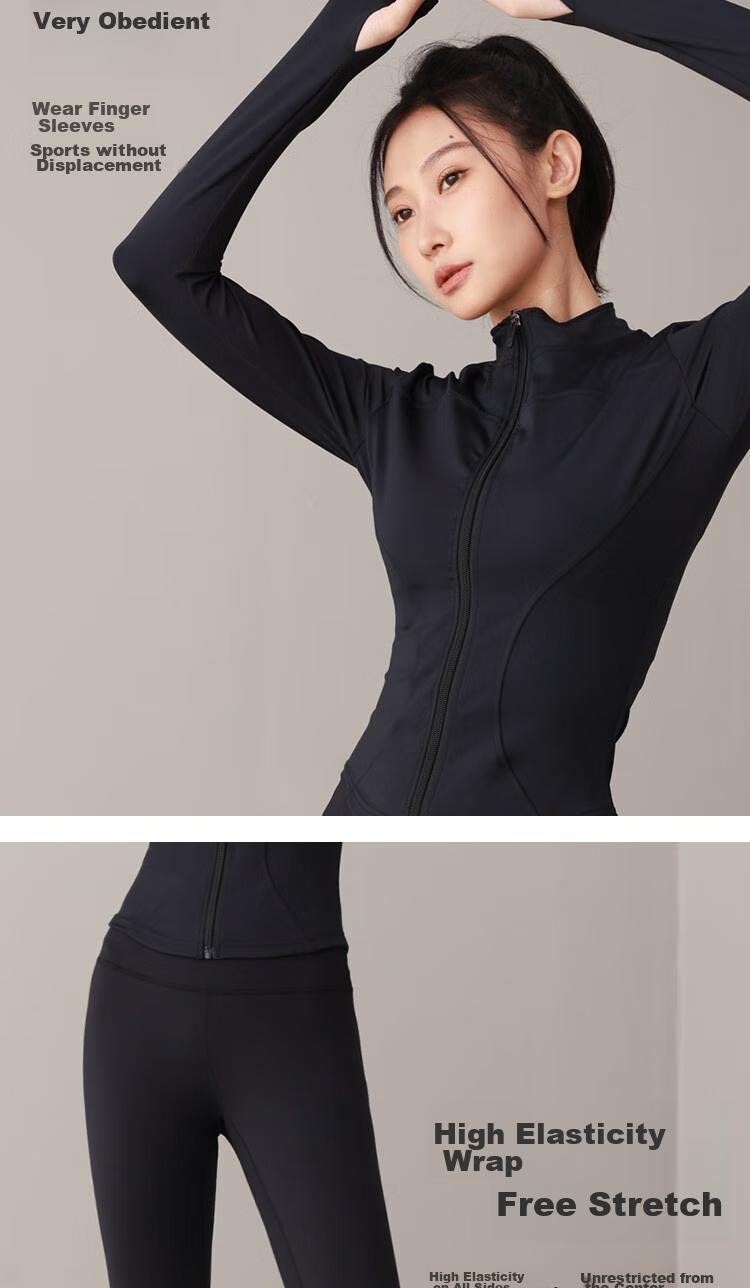 Fandimu Yoga Outfit for Women, Sports Fitness Pilates Slimming Body-Shaping Running Cycling Hiking Badminton Outfit 6