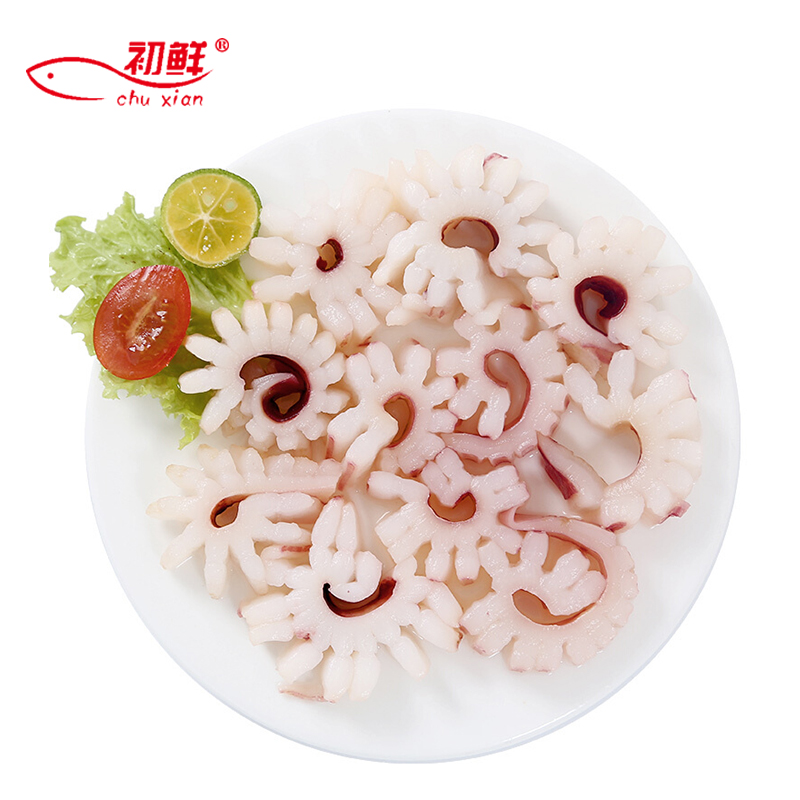 初鲜冷冻鱿鱼花250g 速冻锁鲜 免切 烧烤火锅食材 海鲜软足 海鲜送礼