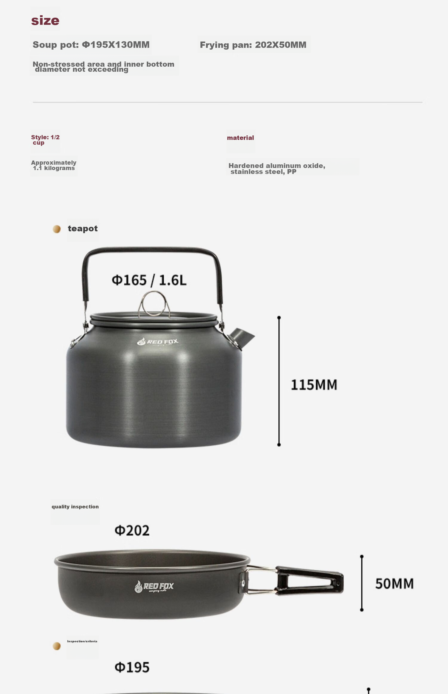E-Rover Outdoor Cookware Set, Camping Stove Pot, Picnic Cooking Utensils, Frying Pan with Cover, Large Outdoor Cooking Equipment for Camping 11