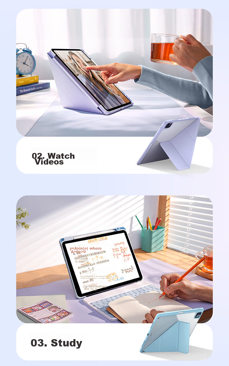Baseus IPad Pro Case, Apple Tablet Protective Cover [Hand-Held Design · Smart Magnetic], Compatible with 2025/24 IPad Pro - 13 Inches 3