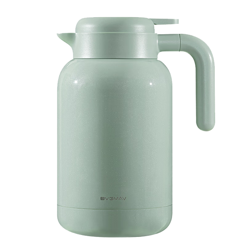 BVGMAV British Insulated Thermos, Household 316L Stainless Steel Large Capacity Hot Water Kettle, Office Thermos Flask, Hot Water Bottle, 2L