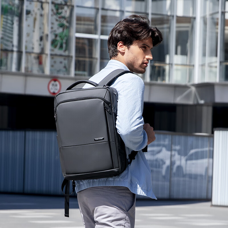 MARK RYDEN Backpack for Men, Multifunctional Briefcase, Business Casual Travel Bag MR9533 Graphite Gray Upgraded Versio