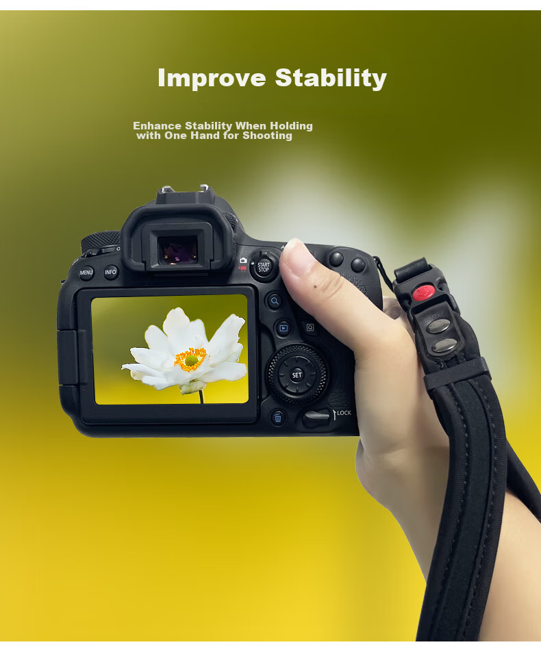 Shilifan Camera Wrist Strap, Quick Release Braided Wristband for Canon/Nikon/Sony Mirrorless Cameras, Accessory with Safety Lock 6