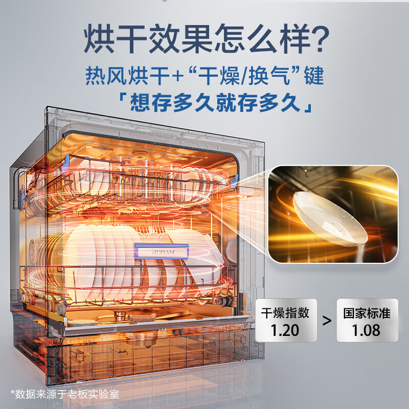 老板（Robam）B60X洗碗机【灶下可装】消毒一体机嵌入式灶下可装家用全自动12套大容量紫外除菌168H热风烘干 洗消烘存一体 12套升级容量