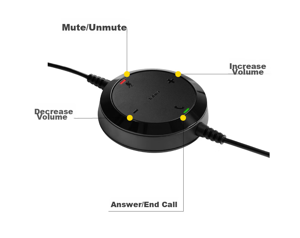 Jabra Evolve 20 MS USB Single-Ear Headset with Active Noise Cancellation for Online Meetings, Office Work, And Online Education Training 12