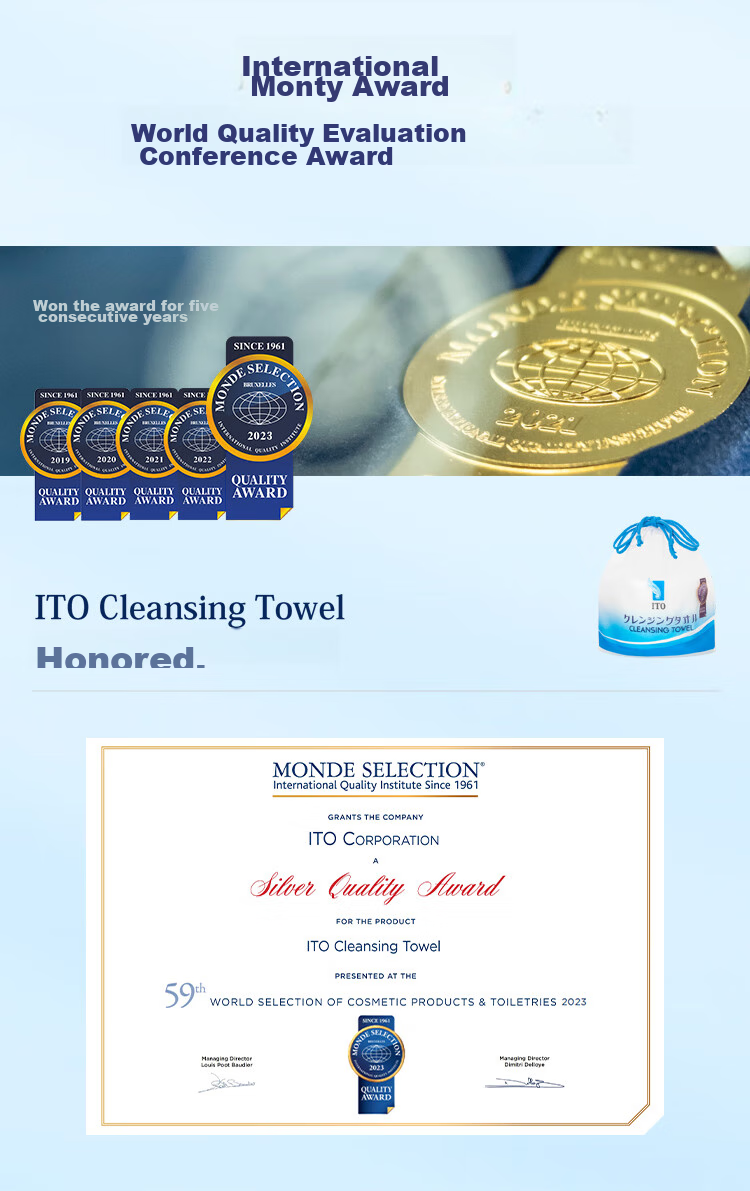 ITO Thickened Roll Disposable Face Towels Makeup Cotton Pads 250g*3 Rolls Wet And Dry Use Gift for Wome 2