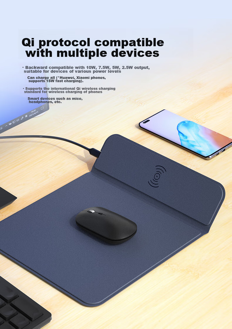 DM Daimai Large Mouse Pad 900*400, Computer Office Leather Desk Mat, Waterproof Leather Tablecloth, Desk Pad for Writing And Gaming Keyboard, MP005 8