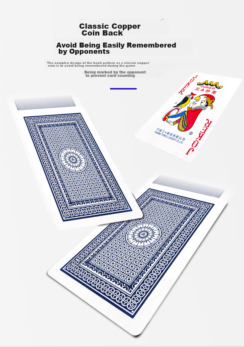 AAA Playing Cards, Warm Fragrance Pattern, Large Print, Thickened, Durable, Tabletop Card Game, 10 Decks, 2021 6