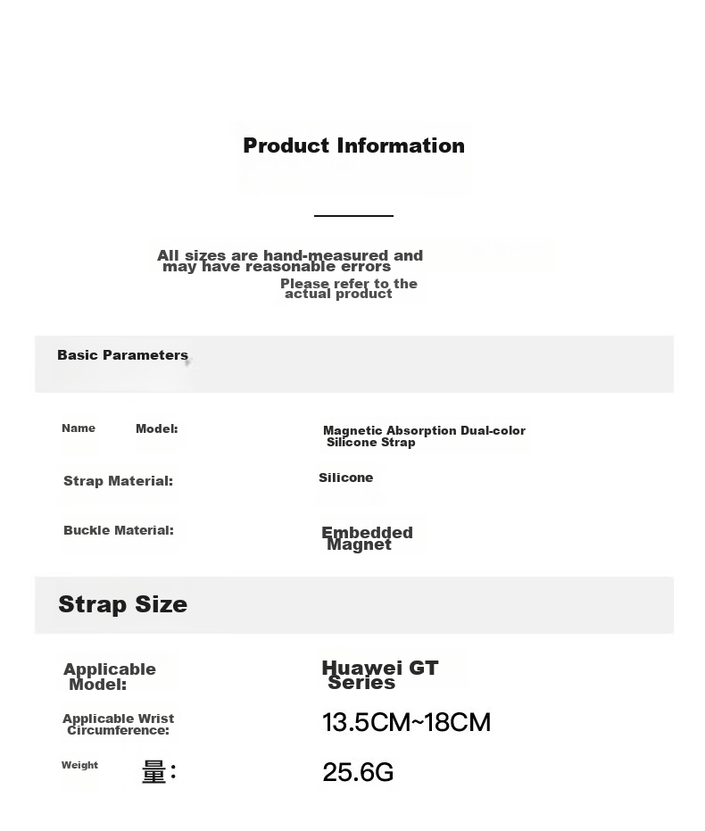 Mashi Compatible with Huawei Watch Bands for Watch5/4/3/GT7/6/5/gt4/3/2/Pro/Honor Magic2/OPPO Watch4Pro/X, Magnetic Silicone Strap for Autumn And Winter Wearing 11