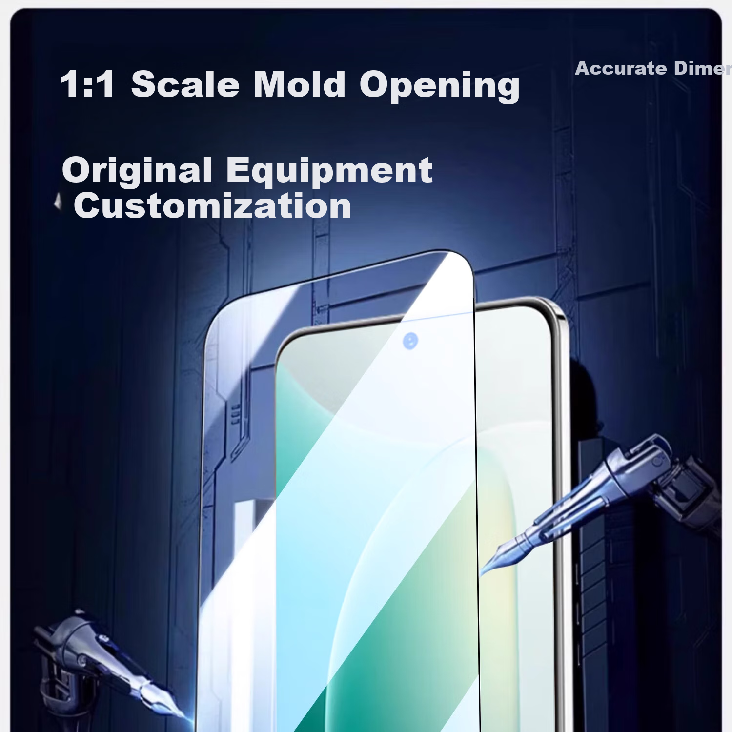 Smorss [2 Pieces Premium] Tempered Glass Screen Protector for Honor 300, Full Coverage High Definition Anti-Scratch Anti-Fingerprint Full Glass Film for Honor 300 Smartphone 1