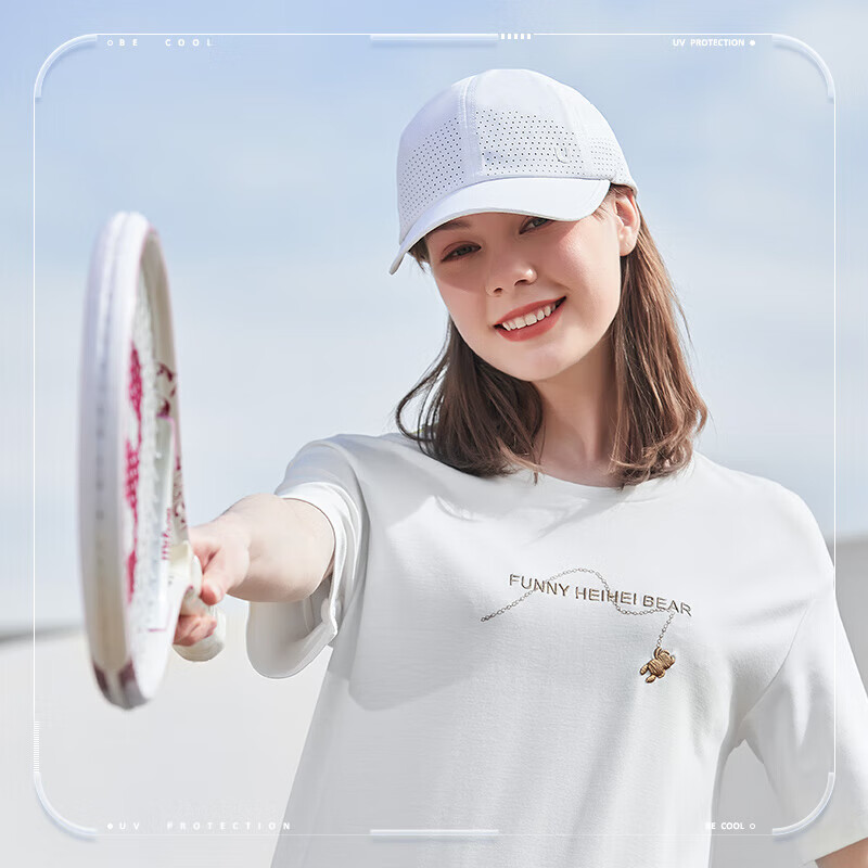 UV100 Cool-Feeling Baseball Cap for Men And Women, Lightweight Breathable UV Protection Ice Silk Sun Hat 22344 Dark Night Black