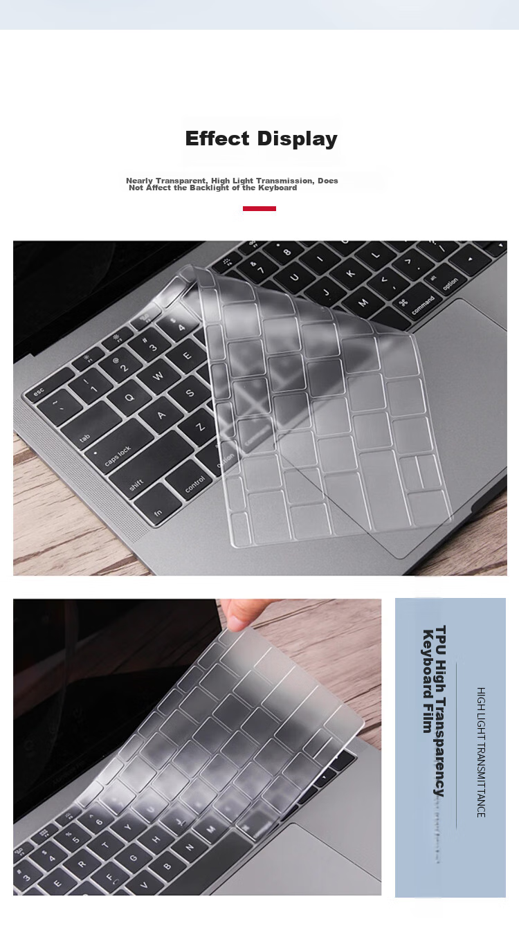 JPLAYER Keyboard Protector for HP Shadow Elf 9 Plus/8 Plus/7 Plus 17.3-Inch Laptop, High Transparency Ultra-Thin Invisible Film, Anti-Dirt Waterproof 10