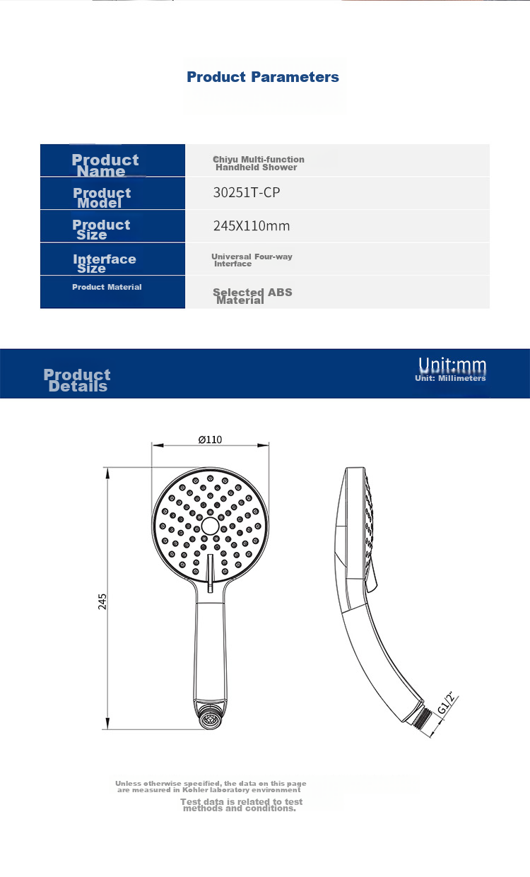 KOHLER Handheld Shower Head, Single Spray [Five Functions], K-30251T Silver 10