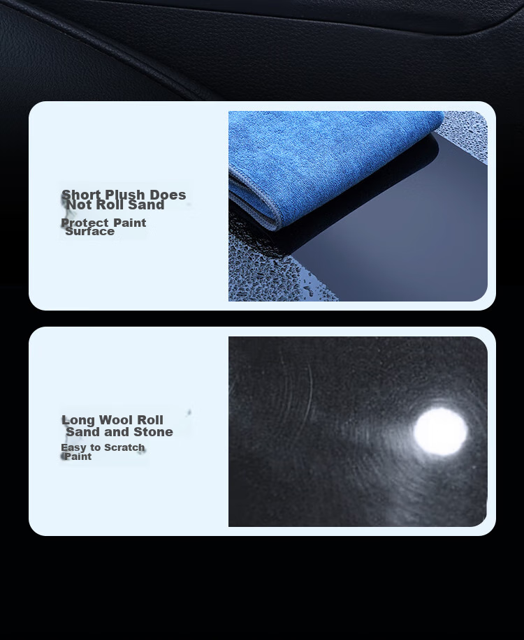 BIAZE Car Wash Towels, 40*40cm, 4 Pack, Thickened, Specially Designed for Interior And Glass Cleaning, Absorbent Car Cloths 4