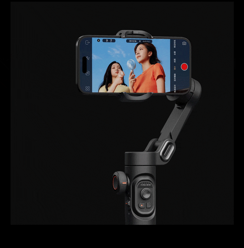 Aokawa Selfie Stick 2026 New Gimbal Phone Stabilizer Gesture Anti-Shake Compact Portable Foldable Vlog Tool Smart Rotation Auto Tracking Live Streaming XE Standard Edition 12