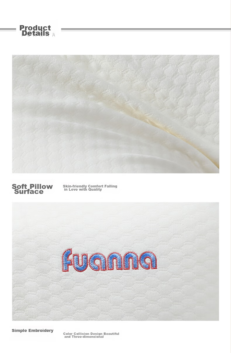 FUANNA Memory Foam Pillow for Students, Cervical Support Neck Pillow Core with Slow Rebound, Sleep Aid And Deep Sleep, 48*30*5cm 11