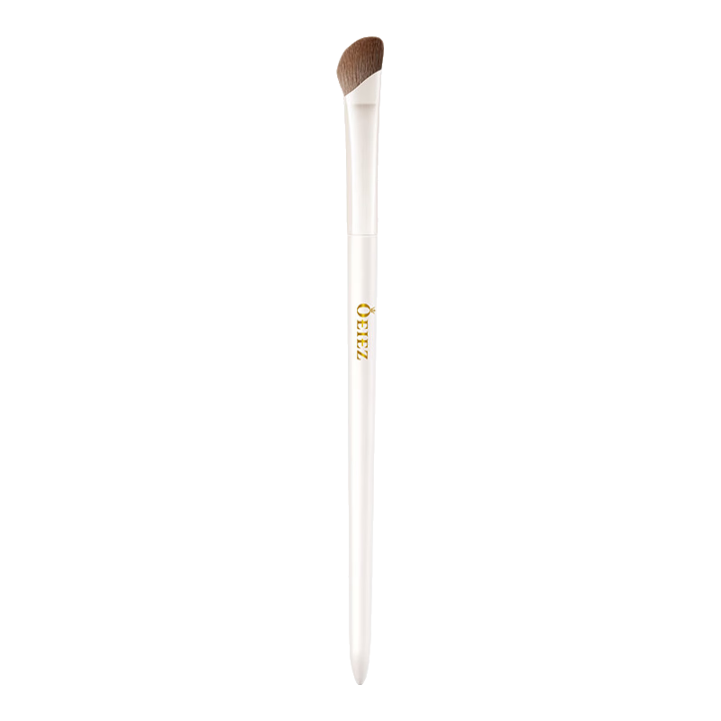 Oeiez Sickle-Shaped Nose Shadow Brush, Nose Contouring Brush, Setting Powder Brush, Highlighter Brush, Blending Shadow Brush, Soft Bristle Brush for Beginners, 1 Piece