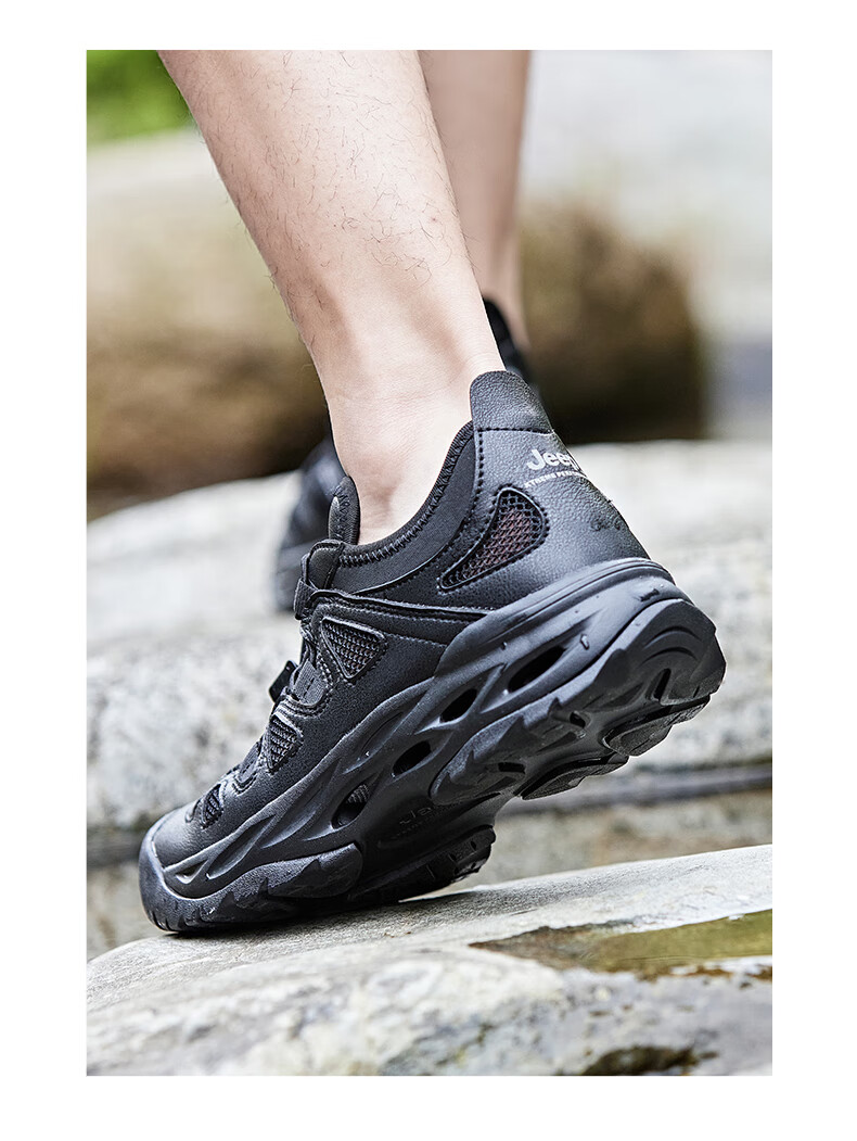 Jeep River Tracing Shoes for Men And Women, Outdoor Breathable Hiking Shoes, Women's Amphibious Quick-Dry Crocs-Style Shoes, Non-Slip Wear-Resistant Mountaineering Shoes for Wome 17