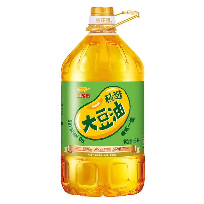 金龙鱼 食用油  精选大豆油5L（新老包装随机发货）
