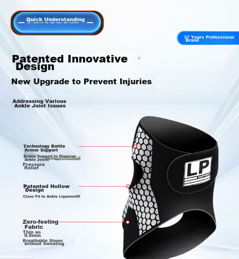 LP Ultra-Thin Sports Ankle Brace, Ankle Protection against Sprains And Twists, Recovery Bandage for Children And Adults, Dance Foot Support Strap 5