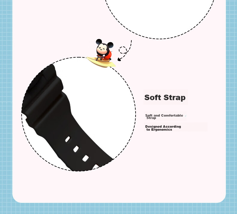 Disney Sports Waterproof Watch for Middle And High School Exams Only, Time-Telling Electronic Watch for Primary, Junior High And Senior High School Students And Childre 12