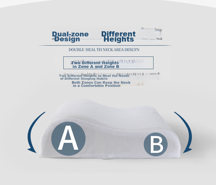 Grace Memory Foam Pillow Deep Sleep Neck Support Pillow Core Adult Deep Sleep Cervical Pillow 30*50cm 4