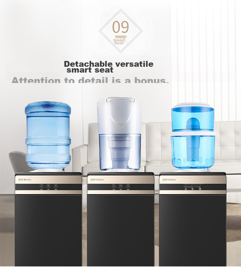 AUX Water Dispenser for Milk Preparation, Home And Office Use, Double-Door Cabinet-Style Hot And Cold Water Dispenser YR-5 12