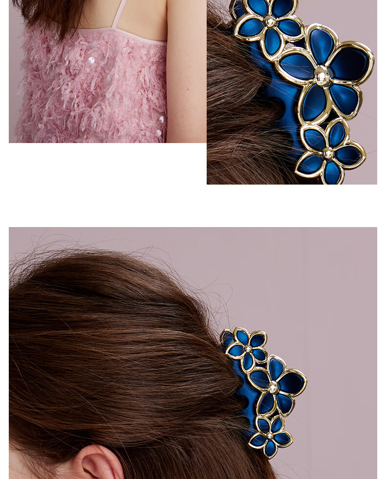 Royal Sasa Hair Accessories, Medium-Sized Vintage Hair Clips, Bun Clips, Barrettes, Fashionable Hairpins And Claw Clips 7