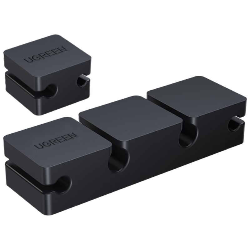 UGREEN Desktop Cable Management Organizer, Data Cable Storage And Fixing Winder, Computer Cable Storage And Organization Clip Holder