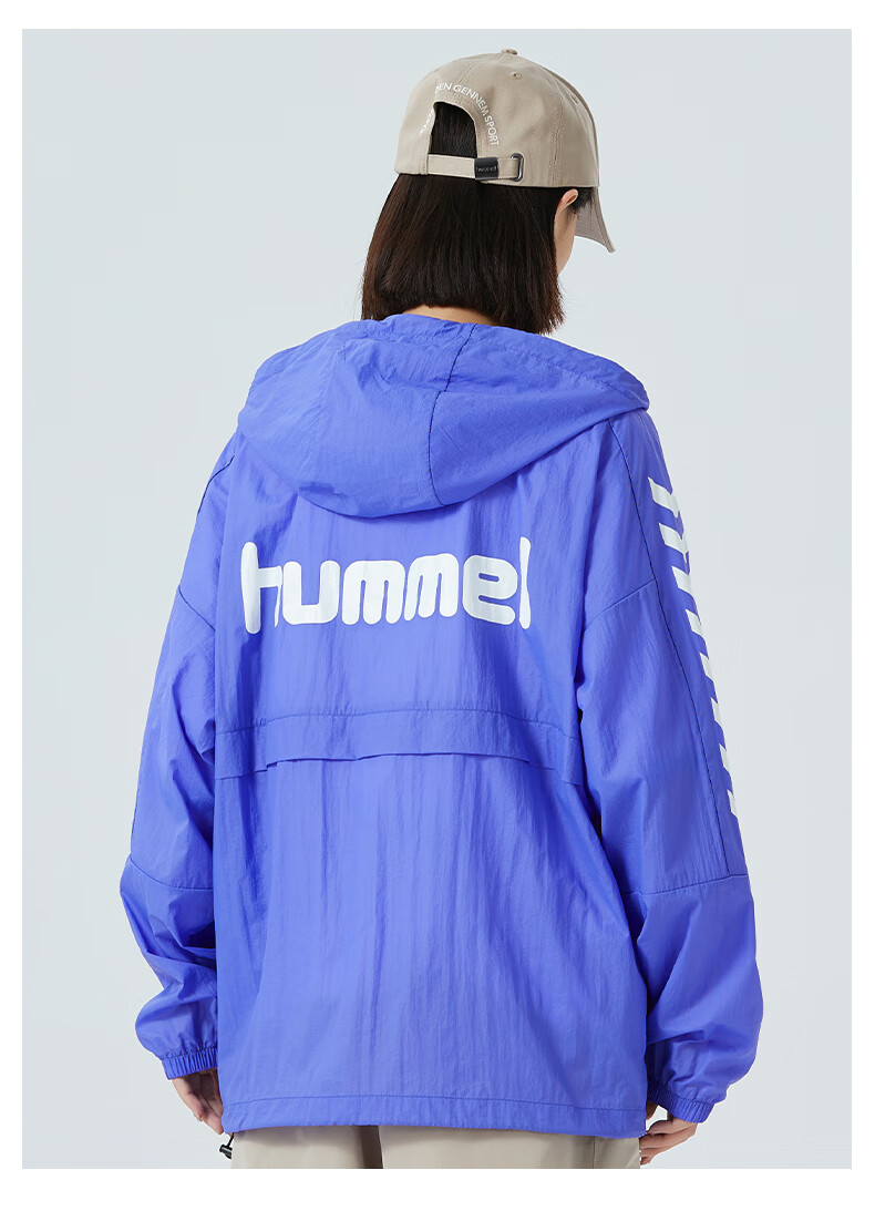 Hummel Spring And Summer Lightweight Jacket for Men And Women, Couple's Matching Hooded Sun Protection Clothing, Casual Outdoor Jacket, White, Size S 16