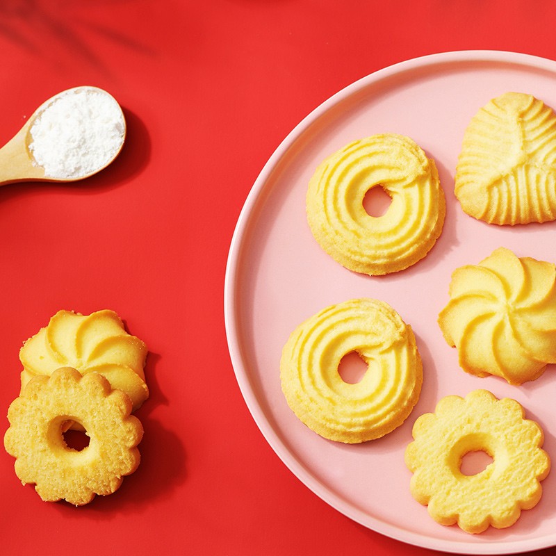 广州酒家红罐曲奇500g 广式特产黄油饼干糕点下午茶休闲零食团购送礼