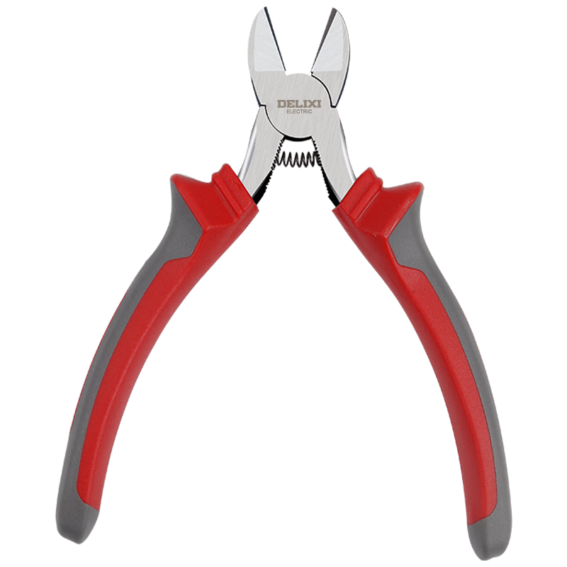 DELIXI ELECTRIC High Carbon Steel Diagonal Cutting Pliers for Home Use, 6 Inches, 160mm