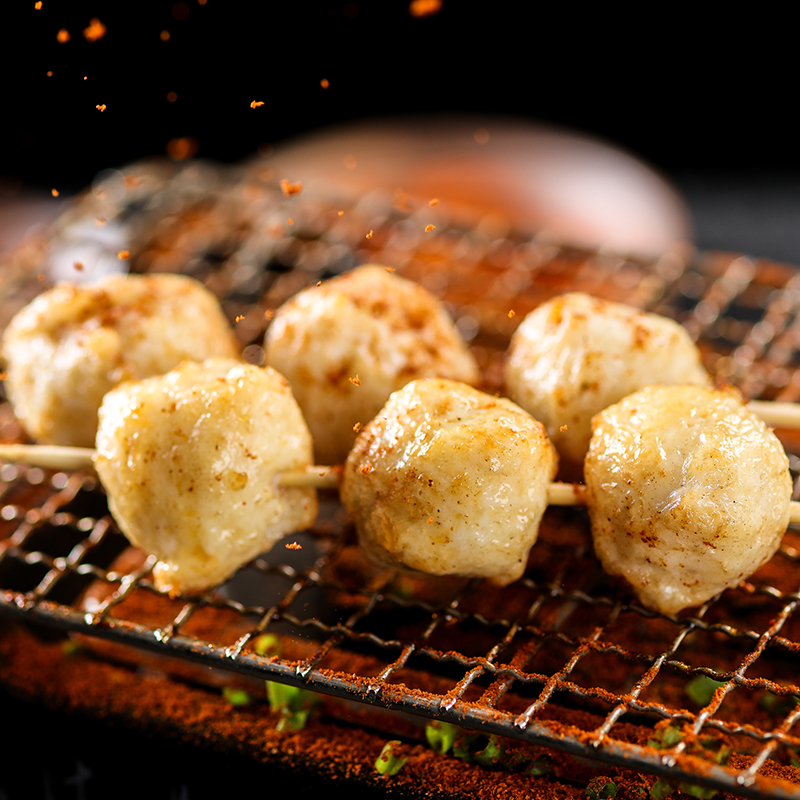 海欣正宗爆汁小鱼丸500g非遗技艺福州鱼丸包心丸子早餐半成品火锅食材