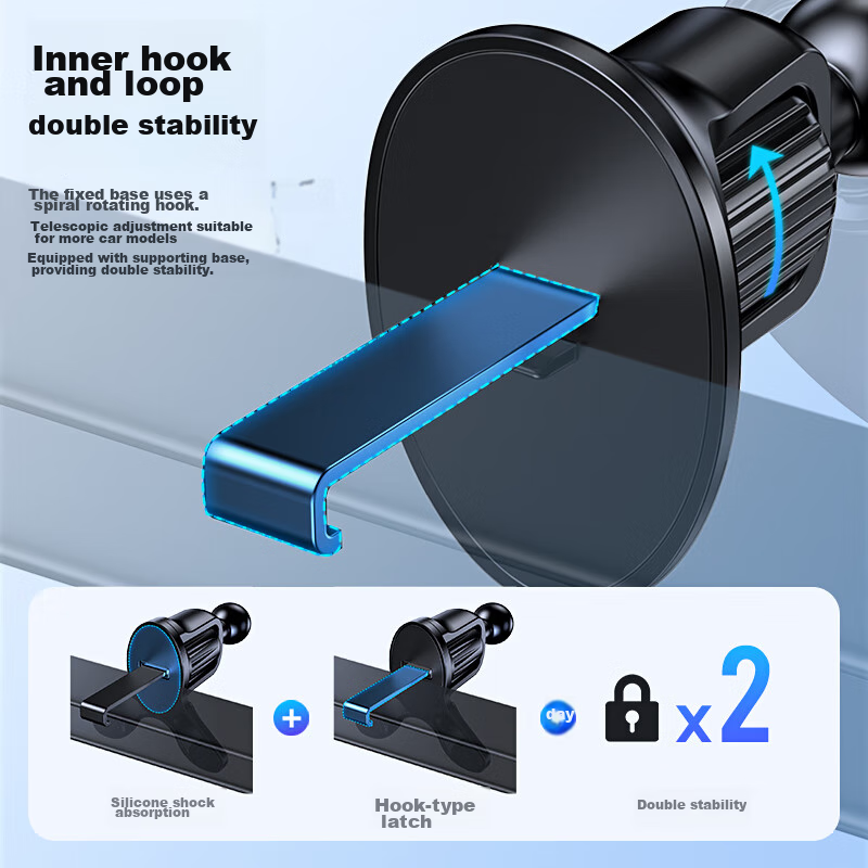 BIAZE Car Phone Holder, Car Navigation Vent Mount, Car Accessory, Interior Decoration Accessory, Automotive Product