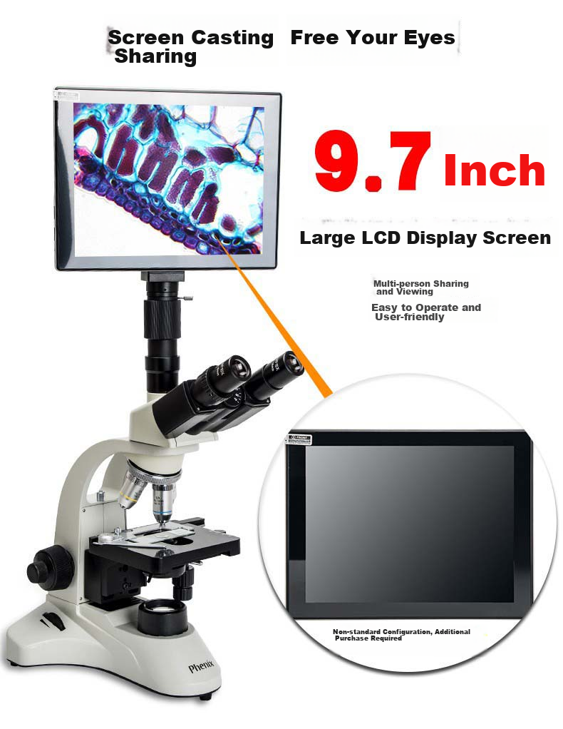 Phenix PH50-3A43L Three-Lens Biological Microscope, Professional Teaching And Experimental, High Magnification, High Definition, for Health Care And Livestock Breeding 22