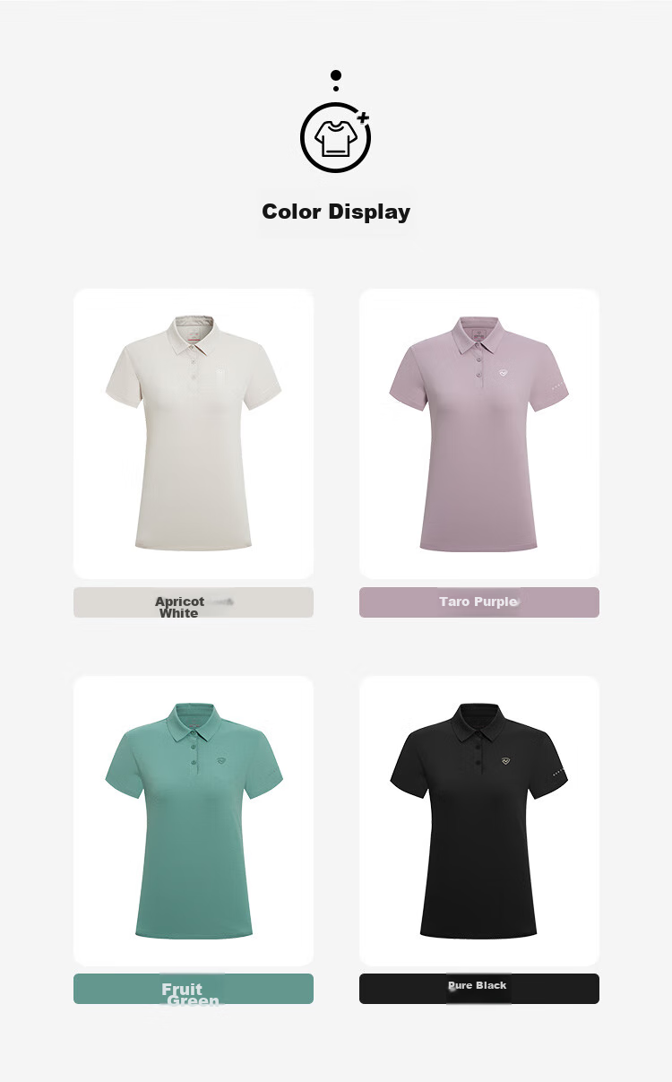 NORTHLAND Women's Sun Protection Polo Shirt with Collar, Outdoor Breathable Quick-Dry Comfortable Cool-Feeling Solid Color Versatile POLO Shirt for Wome 9