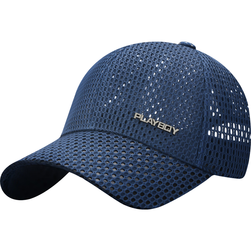 PLAYBOY Baseball Cap for Men, Summer Mesh Breathable Sun Hat, Fashionable Outdoor Cap for Travel And Outdoor Activities