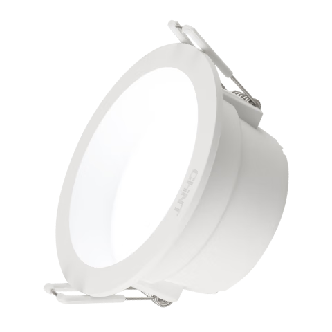 CHNT LED Anti-Glare Recessed Downlight 5W Warm White for Living Room Bedroom Corridor, Cutout 75-85mm, Pack of 10