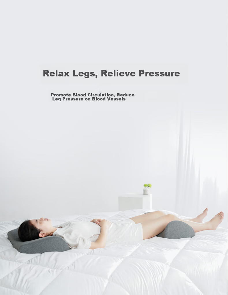 CHECA GOODS Leg Raiser Pillow for Sleeping, Pregnancy Leg Elevation Pad, Knee Support Pillow, Footrest Pad, Specialized Leg Pillow for Pregnant Wome 8
