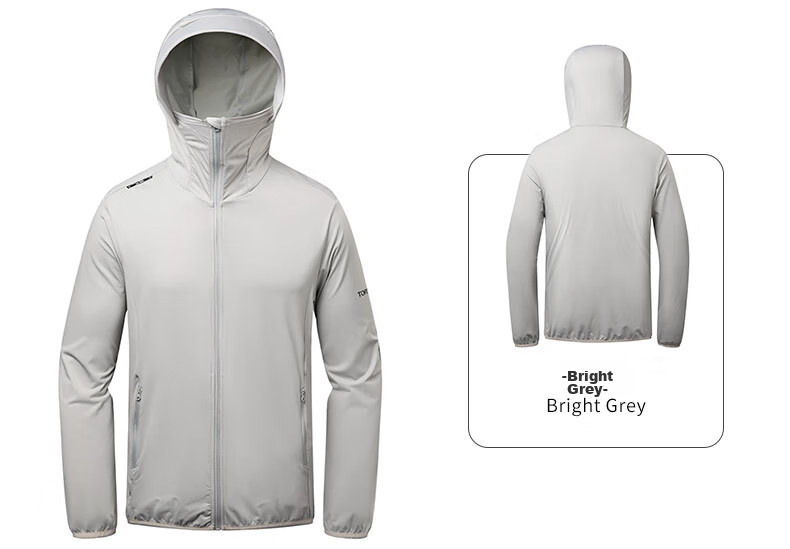 TOREAD Ice Silk Knit Sun Protection Shirt for Men, Breathable Spring And Summer UV-Resistant UPF50+ Sunscreen Jacket Skin Coat 35