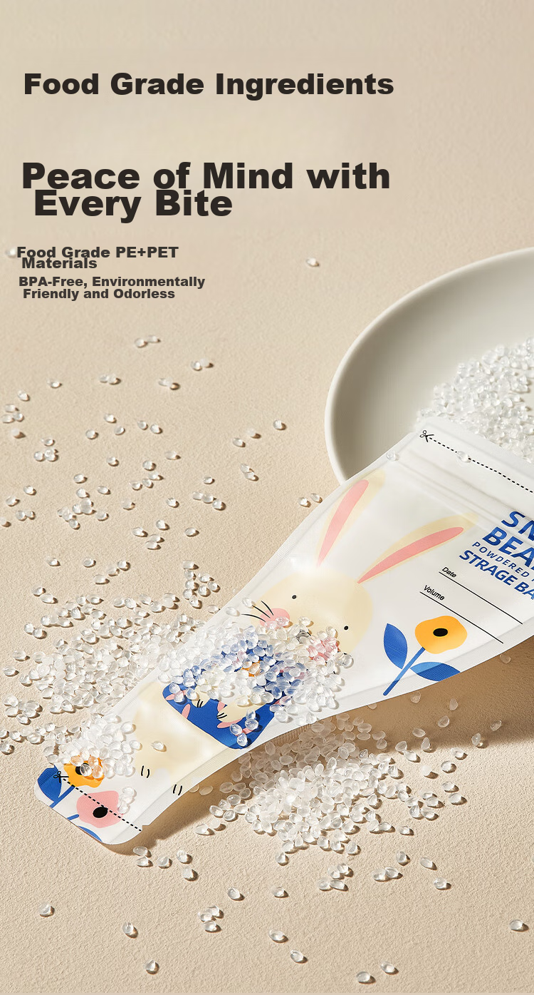 SnowBear Disposable Milk Powder Bags, Sealed Moisture-Proof, Portable for Outdoor Use, Individually Wrapped, 30 Pieces, 8690 4