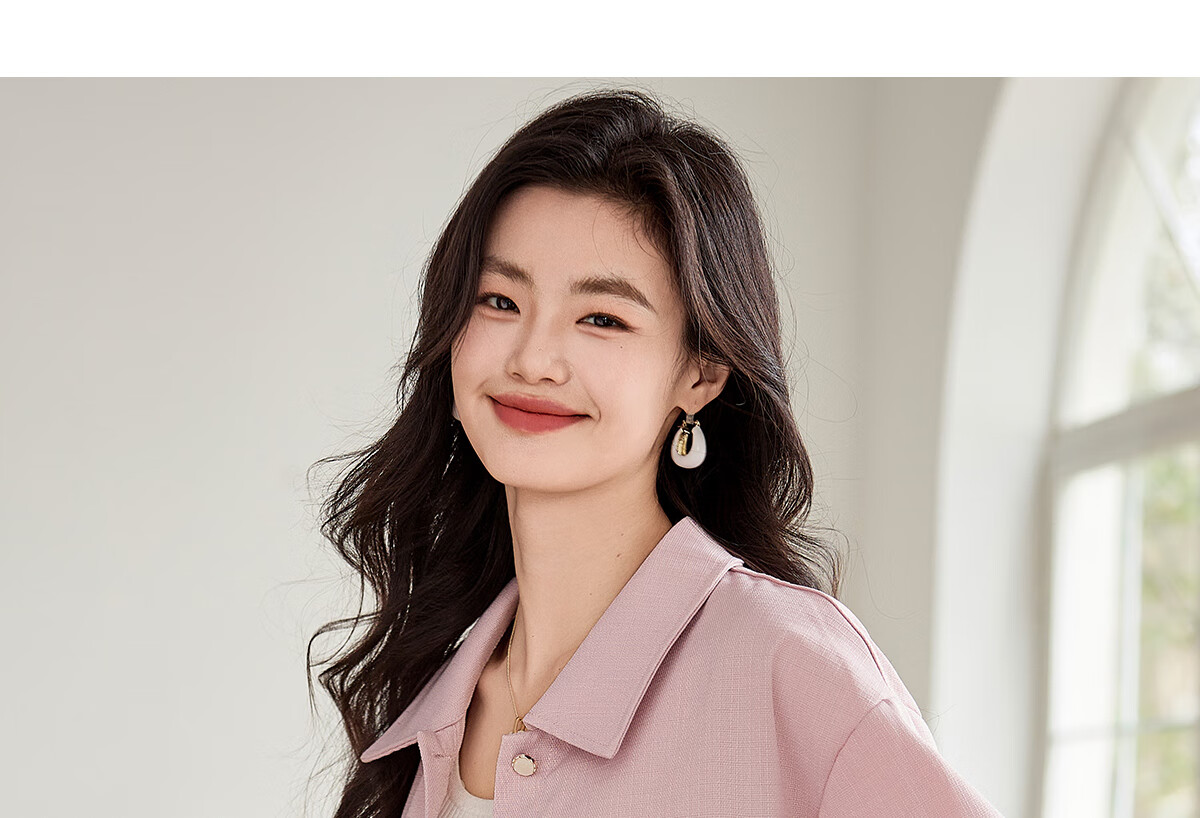 Taxiang Women's Short Jacket, Spring And Autumn Thin Style Cardigan Top, Solid Color Lapel, Commuter Women's Casual Coat T141F3861 17