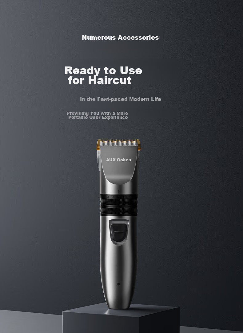 AUX Hair Clipper, Home Electric Shaver for Adults And Children, Self-Haircut Tool with Push-Head, Electric Hairdressing Set, Complete Hairdressing Kit 21