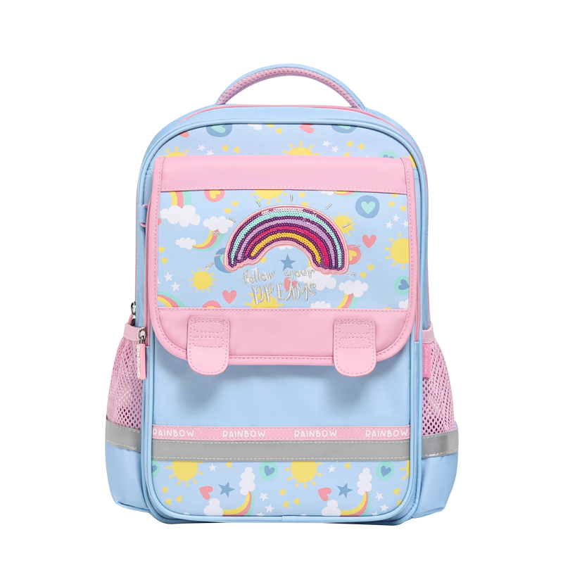 DR·KONG Spine-Protecting Lightweight Backpack for Girls, Elementary School Students Grades 1-3, Children's Gift, Large Capacity Ultra-Light Backpack
