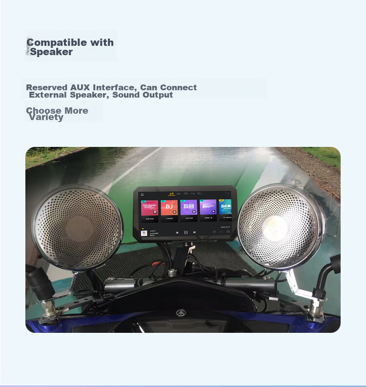 Tupozhe M3 Motorcycle Dash Cam, Smart Car System, Navigation Device, Tire Pressure Monitoring Warning, 4G Remote Live Streaming 22