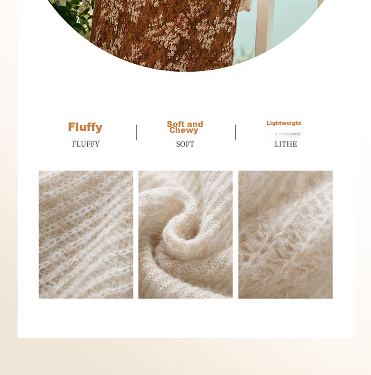 Olrain Batwing Sleeve Knitted Cardigan, Women's Loose Casual Thin Sweater Shawl, Outer Layer for Spring And Autumn, Apricot Color, XL Size 5
