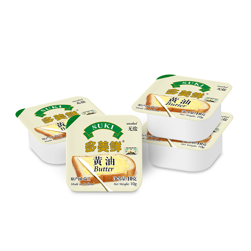 多美鲜（SUKI）荷兰进口 淡味 动物黄油 10g*20 烘焙食材 早餐 西餐