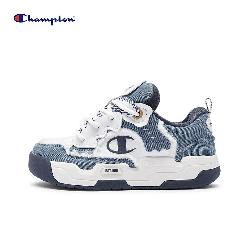 Champion American Champion Sneakers for Women And Men, Classic Retro Street Fashion Thick-Soled Sneakers 24SST13 Light Blue 39