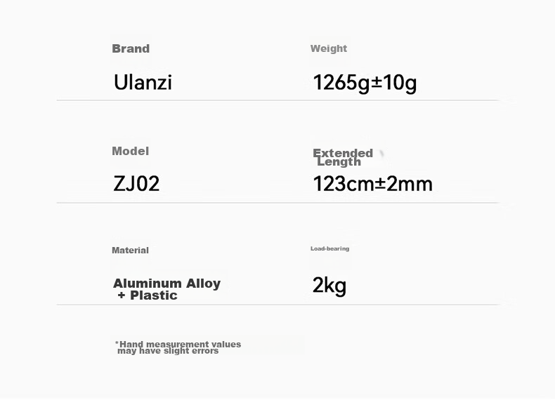 Ulanzi ZJ02 C-Type Clamp Desktop Camera Folding Telescopic Shooting Stand, Multi-Angle Overhead Shooting Stand, Microphone Stand, 360° Gimbal Camera Stand for DSLR And Mirrorless Cameras 9