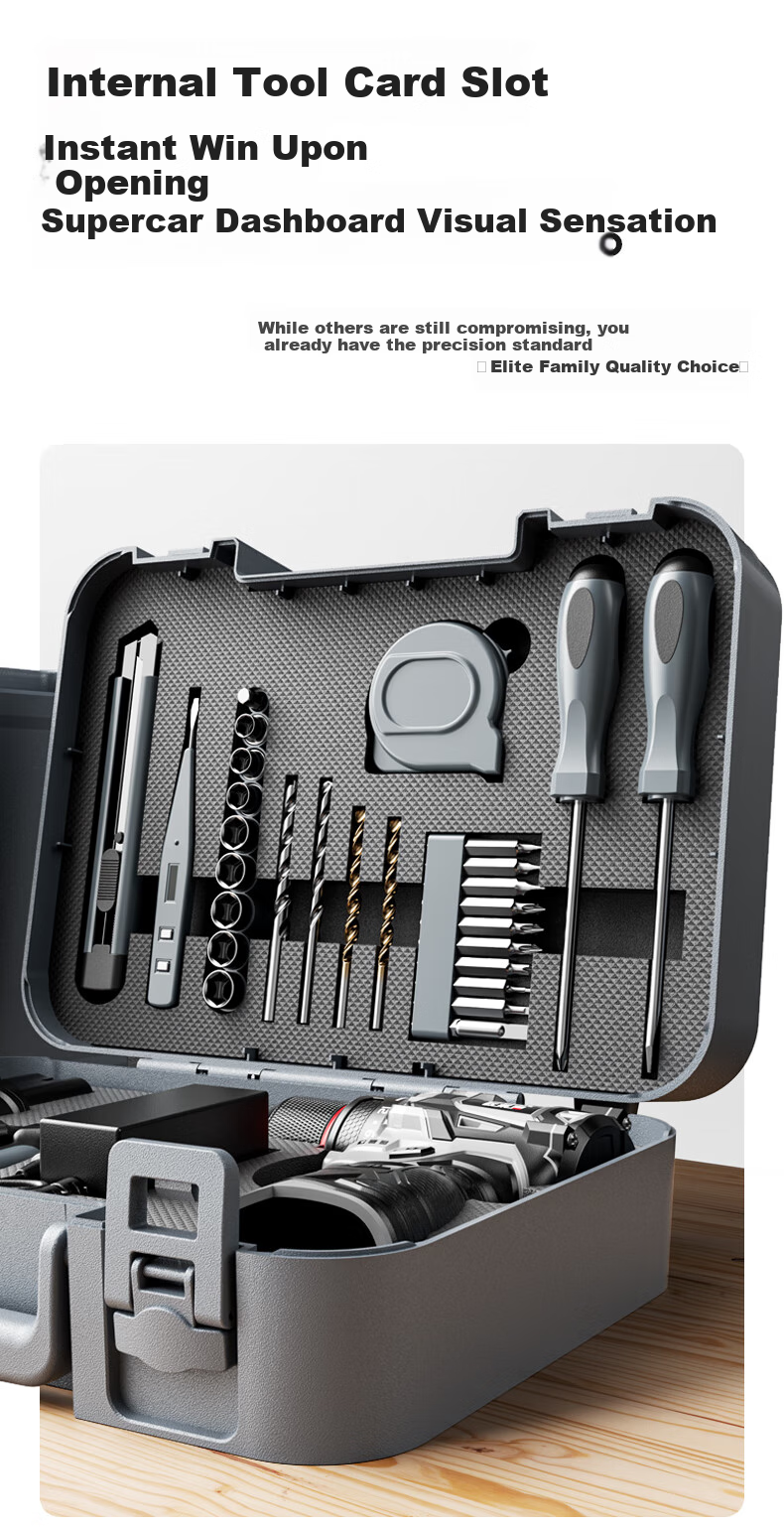 Oread 16.8V Brushless Cordless Drill Multi-Function Electric Screwdriver for Home Use 5